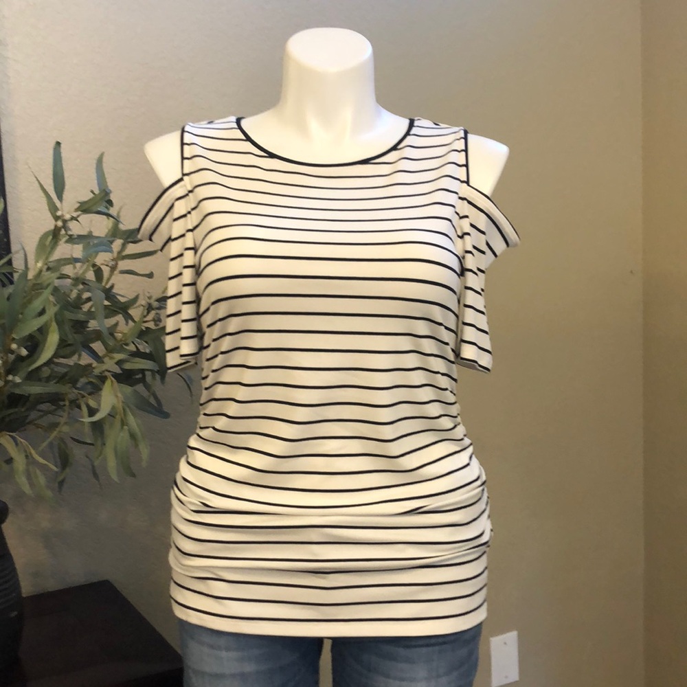 Cold Shoulder White House Black Market Top